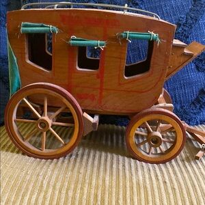 Vintage 1950s Wells Fargo Stagecoach